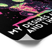 欲望は私の勝手で、私は鍵・ストイック猫を飼っている ポスター (角)