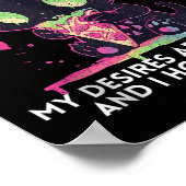 欲望は私の勝手で、私は鍵・ストイック猫を飼っている ポスター (角)