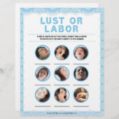 欲望または労働[ラグジュアリーレース[青] レターヘッド (正面/裏面)