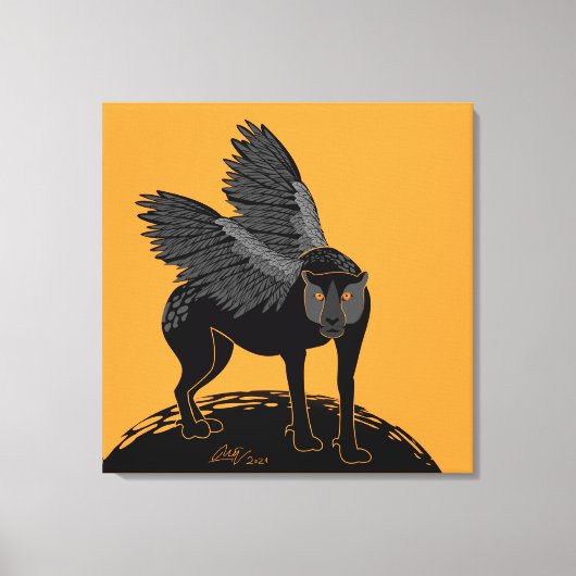 欲望 キャンバスプリント (正面)