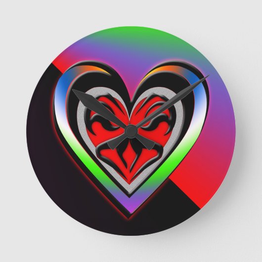 欲望 ラウンド壁時計 (正面)