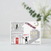 欲求と示される市街電車 ポストカード (スタンド正面)