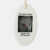 欲求の起源は視床下部で始まります セラミックオーナメント (右)