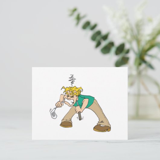 欲求不満おもしろい者 ポストカード (スタンド正面)