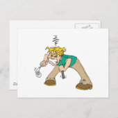 欲求不満おもしろい者 ポストカード (正面/裏面)