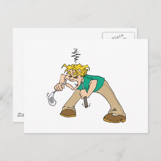 欲求不満おもしろい者 ポストカード (正面/裏面)