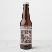 欲求不満な主婦の激しい醸造 ビールラベル (正面)
