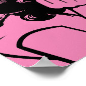 欲求不満の女性の叫びおもしろいのポスターのサイン ポスター (角)