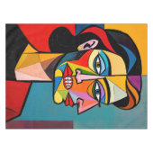 欺きの仮面と怪物 - 欺瞞者の肖像 テーブルクロス (正面(横))