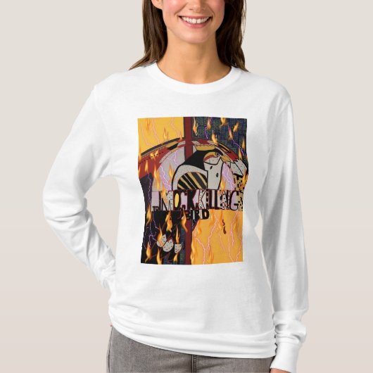 欺く鳥殺害の鳥 Tシャツ (正面)