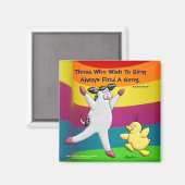 歌いたい人はいつも歌を見つける マグネット (正面/裏面)