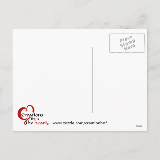 歌い歌う馬 – 「マーレ」クリスマス シーズンポストカード (裏面)