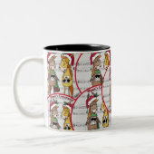 歌い歌う馬 – 「マーレ」クリスマス ツートーンマグカップ (左)