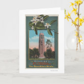 歌うことのフロリダ及び写真からの挨拶 カード (黄色い花)