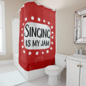 歌うのは私のジャムシャワーカーテン シャワーカーテン (インサイチュ)
