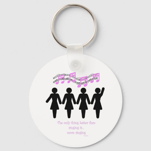 歌うより良い唯一のもの キーホルダー (正面)