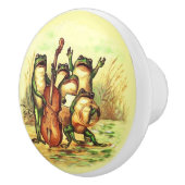 歌うカエルの群れ セラミックノブ (右)