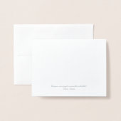 歌うカリブーお洒落クリスマス 箔カード (裏面封筒付き)