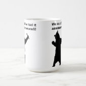 歌うクマの面白いマグカップ コーヒーマグカップ (中央)