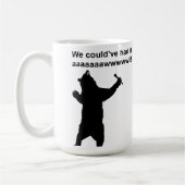 歌うクマの面白いマグカップ コーヒーマグカップ (左)