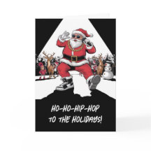 歌うサンタクロース クリスマスカード