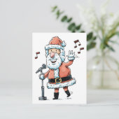 歌うサンタクロース シーズンポストカード (スタンド正面)