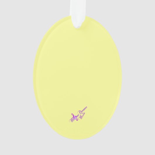 歌うシックベビー第1回イースターオーバルオーナメント オーナメント (裏面)