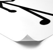 歌うスティックのフィギュア ポスター (角)