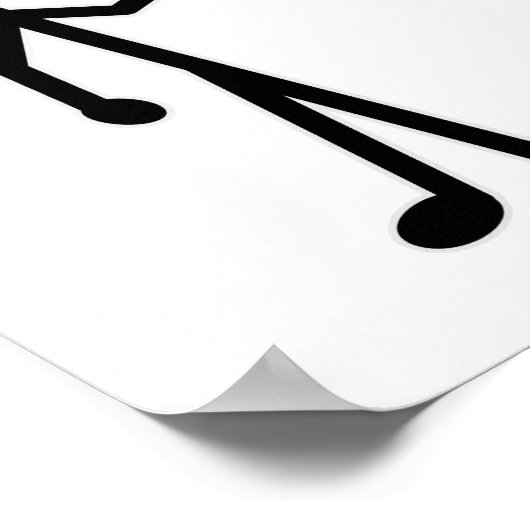 歌うスティックのフィギュア ポスター (角)