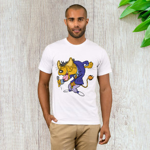 歌うハイエナメンズシャツTシャツ Tシャツ