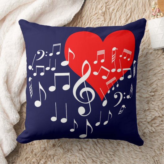 歌うハート クッション (ブランケット)