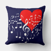 歌うハート クッション (正面)