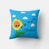 歌うヒマワリ クッション (裏面)