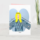 歌うフラミンゴス、誕生日カード カード (裏面)