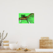 歌うポスター ポスター (キッチン)