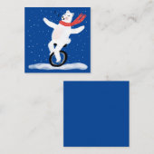 歌うポーラベアのホリデーカードをカスタマイズしよう！ ノートカード (正面/裏面)