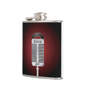 歌うマイクロフォンのフラスコ フラスク (左)