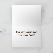 歌うラクダの誕生日カード カード (内部)