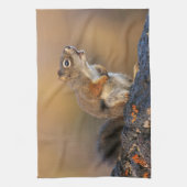 歌うリス キッチンタオル (縦)