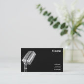 歌うレッスン名刺 予約カード (スタンド正面)