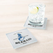 歌う人魚ポスター ガラスコースター (アングル)