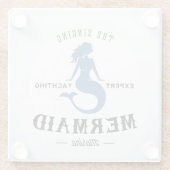 歌う人魚ポスター ガラスコースター (裏面)