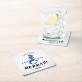 歌う人魚ポスター スクエアペーパーコースター (インサイチュ)