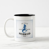 歌う人魚ポスター ツートーンマグカップ (左)