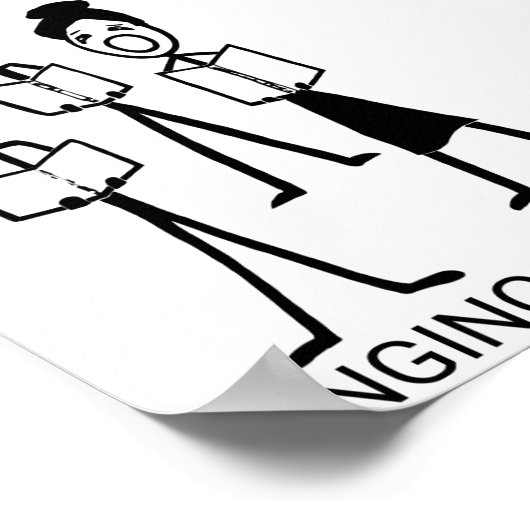 歌う人 ポスター (角)