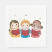 歌う子供 スタンダードランチョンナプキン (正面)