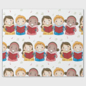 歌う子供 ラッピングペーパー (フラット)