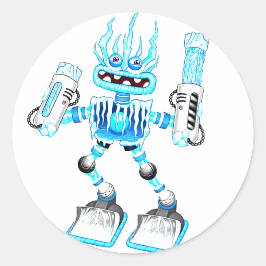 歌う怪物 ラウンドシール (正面)