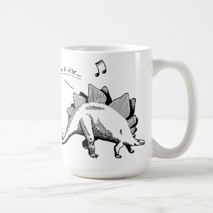 歌う恐竜のマグカップ コーヒーマグカップ