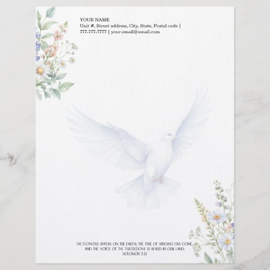 歌う時間 レターヘッド (正面)